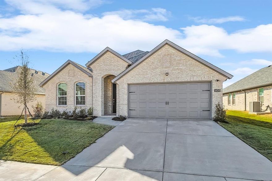 New Construction. Be the first to ever live in this home! Anna is the next McKinney! Get in now. Luxurious Lagoon life is coming next summer! Laguna Azure provides residents with an entirely reimagined vision for luxury living by offering amenities that enhance their quality of life. The expansive master-planned communities feature white sand beaches, clear blue water, and activities galore for everyone to enjoy. The beautifully landscaped properties have manicured and functional spaces dedicated to fitness, wellness, and relaxation. Coming home will feel like going on vacation with all of the innovative design features that the lagoon communities have to offer. Why settle in an average community when you can have everything you want in a Laguna Azure community? Quartz Island Kitchen. Quartz in bathroom vanities. TX sized backyard. Covered Patio. Bonus Room can be used as a study or 4th bed.