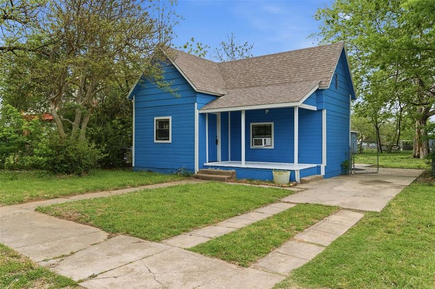 Welcome to this charming and quaint 1-bedroom, 1-bath home filled with character, comfort, and timeless appeal. Perfect for first-time buyers, downsizers, or investors, this cozy residence offers a warm and functional layout in a peaceful setting.

Enjoy relaxing on the beautiful wooden front porch, an ideal spot for morning coffee, evening unwinding, or simply taking in the quiet surroundings. This inviting outdoor space adds to the home’s charm and extends your living area outdoors.

Inside, you’ll find a bright and welcoming interior designed for comfortable living. The kitchen features attractive tile work, light countertops, and abundant cabinet storage—providing both style and functionality for everyday use.

The bathroom includes a classic tub and shower combination along with a convenient medicine cabinet for added storage. Washer and dryer connections offer the practicality of in-home laundry.

If you’re searching for a cozy home with character and front porch charm, this property is a must-see. Schedule your showing today!