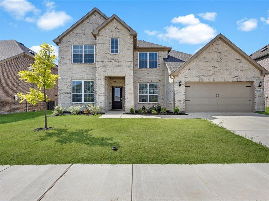 Winn Ridge Community Pool • Home Office • Media Room • Large Backyard • Covered Patio

Located in the sought-after Winn Ridge community, this spacious 4-bedroom, 4-bath home offers flexible living with a dedicated office and an upstairs media room. The open-concept kitchen features quartz countertops, a large island with seating, stainless steel appliances, and a gas cooktop that flows seamlessly into the living and dining areas. The primary suite on the main level includes a bay window with backyard views and an ensuite bath with dual sinks and a walk-in shower. Upstairs provides additional bedrooms and a full bath, perfect for guests or multi-use space. Step outside to a covered patio overlooking a generous fenced yard. The Winn Ridge community offers a pool, splash pad, picnic area, playground, volleyball court, and soccer field—all with easy access to Hwy 380, nearby schools, shopping, and dining.

HEB (4.78 mi)  •  Winn Ridge Pool, Splash Pad & Sports Fields (0.2 mi) • Sandbrock Ranch Dog Park (1.1 mi) • Ray Braswell High School (1.5 mi) • Hwy 380 Access (2.0 mi) • Starbucks & Walmart Supercenter (2.2 mi) • Kroger Marketplace (2.8 mi) • Union Park Trails (3.0 mi)