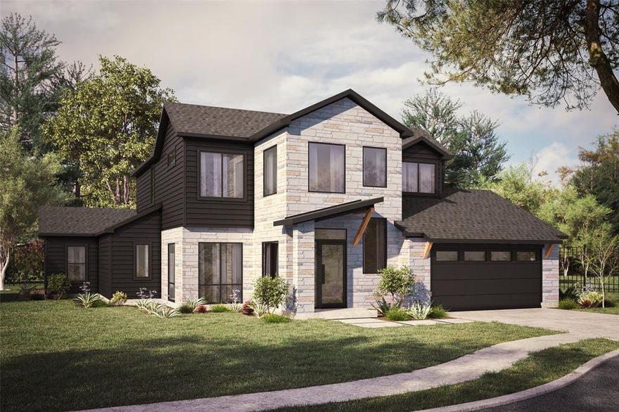 New home construction by Maykus Homes & Neighborhoods. CARROLL ISD!! You won’t want to pass up this rare opportunity. 4 bedroom 4 bath with the study, master bedroom, and guest bedroom downstairs. Yard is low maintenance. Oversized laundry room connected to master closet. Spacious walk in prep pantry in kitchen. Upstairs bedrooms each have their own bathroom. Additional highlights include Andersen window package, Fire Suppression System, Bosch appliances, white oak hardwood flooring, fully foam encapsulated. Now is the time to call us so you can have an opportunity to work with the Maykus decorators on your beautiful new home! 2025 completion!
Photo is a conceptual rendering of what is planned to be built.