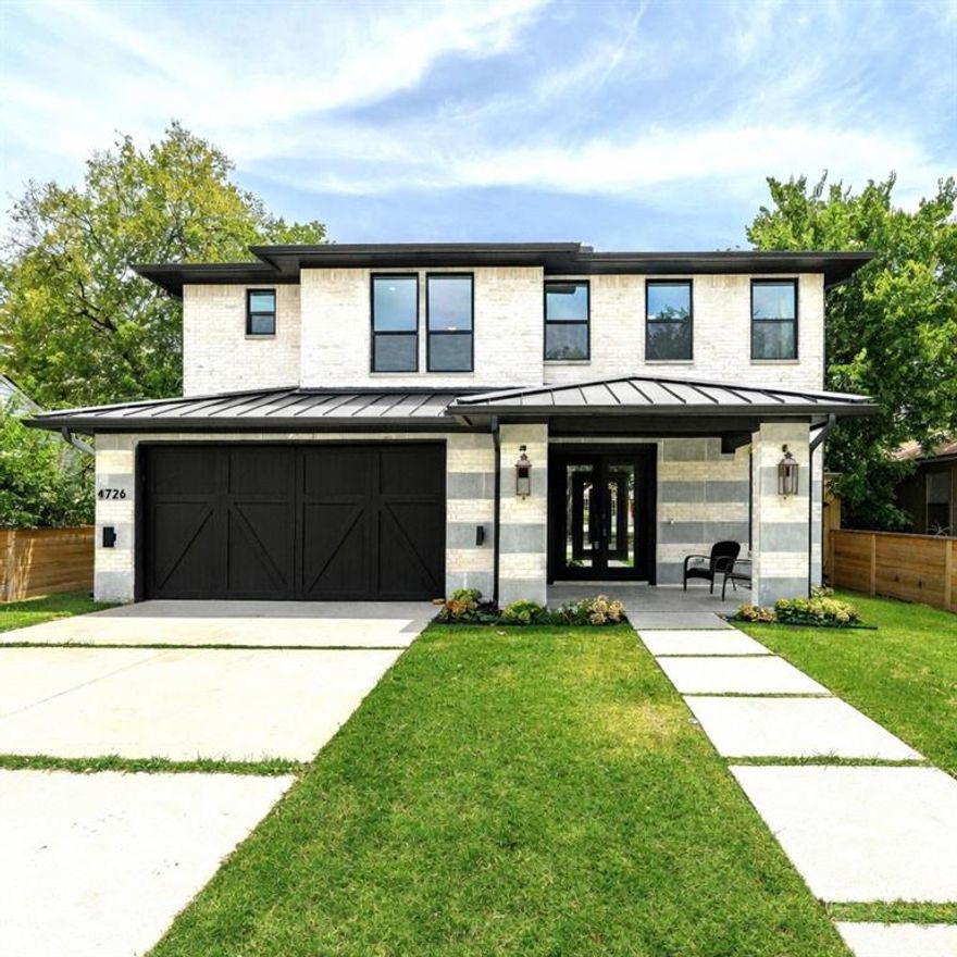 Experience the pinnacle of luxury living in this architectural masterpiece, perfectly positioned in the prestigious enclave between Bluffview and Greenway Parks. This beautiful , 5-bedroom contemporary home boasts 4,130 square feet of meticulously designed space, highlighted by soaring ceilings and white oak hardwood floors. Designed for the culinary enthusiast, the gourmet chef’s kitchen features a top of the line Forno 8 burner gas range, a commercial-grade Subzero refrigerator, and a dramatic wine showroom that serves as a stunning focal point for entertaining. The open-concept layout flows effortlessly toward a private, resort-style backyard, complete with an outdoor patio grill and a high security 9 foot fence, ideal for intimate gatherings or large-scale hosting in the heart of Dallas.

Retreat to a primary suite that rivals the world’s finest spas, featuring a magnificent en-suite adorned with grand-format natural stone tile and high-end designer fixtures. Every inch of this residence is optimized for modern convenience, from the smart home security technology to the dual 2 car garages providing rare four-car parking. Perfectly situated in the highly sought-after 75209 zip code, this turn-key estate is just minutes from Love Field Airport, world class shopping, and the vibrant dining scenes of Park Cities and Preston Hollow. Whether you're working from the dedicated flex spaces or enjoying the energy-efficient upgrades, this home represents a Great Housing Reset for buyers seeking sophisticated urban luxury in 2026.

Seller offering up to $50,000 in buyer incentives with acceptable offer. Terms and conditions apply.