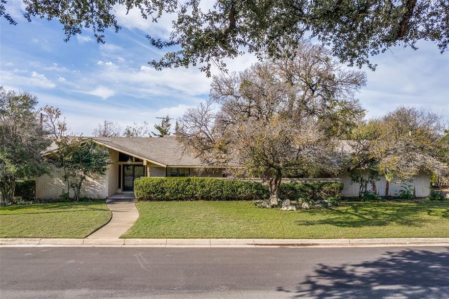 Rare opportunity on one of the area’s most coveted streets in Overton Park. This expansive cliffside lot offers dramatic setting, privacy, and endless potential. The property currently features an original ranch-style home, presenting a tear-down or major redevelopment opportunity. Bring your vision and unlock the full potential of this remarkable premier lot-home.