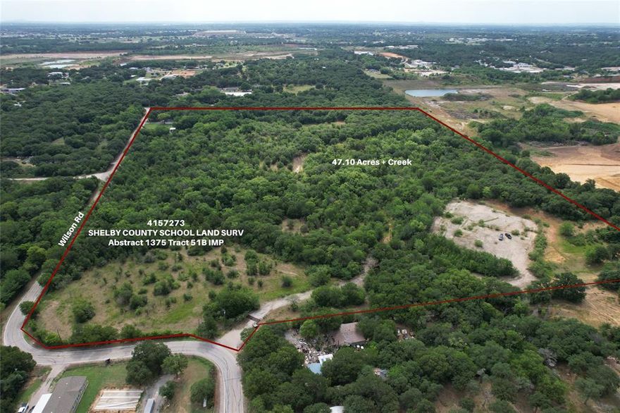 Discover 46 acres of picturesque, UNRESTRICTED land nestled in the serene beauty of Southeast Ft. Worth. Conveniently located between Kennedale and Everman just minutes away from I- 20, 35W and Business 287. This land has a creek, rolling hills and heavily wooded. The land provides endless possibilities for your imagination to run wild. Whether you envision a private estate surrounded by the beauty of nature, a quaint farmstead, or a wedding venue from the hustle and bustle of city life, this property offers the freedom to bring your dreams to life.