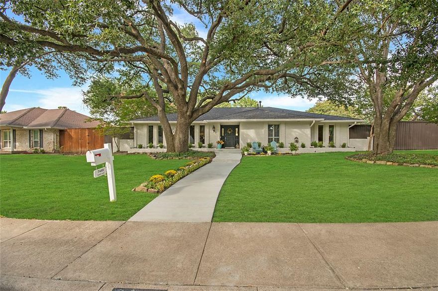 This property has undergone extensive renovations this year, combining modern updates with timeless charm. Nestled among mature trees on a spacious .36-acre lot, this home offers both style and comfort inside and out.

Step inside to a stunning remodeled kitchen designed for entertaining — featuring a massive island that comfortably seats six to eight, granite countertops, and custom tilework.  The primary suite is your private retreat with two walk-in closets and a luxurious bathroom boasting an oversized professional-grade steam shower and jetted soaking tub.  Outside, the backyard feels like a private resort with fruit-bearing banana trees, lush perennials for low-maintenance beauty, and an oversized sparkling pool with a diving board. The large privacy fence and sliding gate offer security and extra parking, while the covered patio is perfect for movie nights or watching the big game.

The location is just as impressive — you’re just moments away from the newly remodeled Arapaho Park, Fretz Park and Library, and miles of running and biking trails that connect all the way to White Rock Lake. Families will love the proximity to Spring Creek Elementary (rated a perfect 10 on GreatSchools) and Westwood Leadership & Engineering Magnet.

Recent upgrades include:
• New roof, soffit, gutters, and pool equipment
• New HVAC system, concrete walkways, and deck
• Fresh interior and exterior paint and hand-scraped hardwood floors throughout (no carpet!).
• Foundation repair comes with a fully transferable lifetime warranty
• Thousands of dollars in updated landscaping and new sod 

Enjoy the best of Prestonwood living with friendly neighbors, community events, and all the space you need to relax and grow.  Don’t miss your chance to own this beautifully updated home in the highly sought-after Prestonwood Estates.