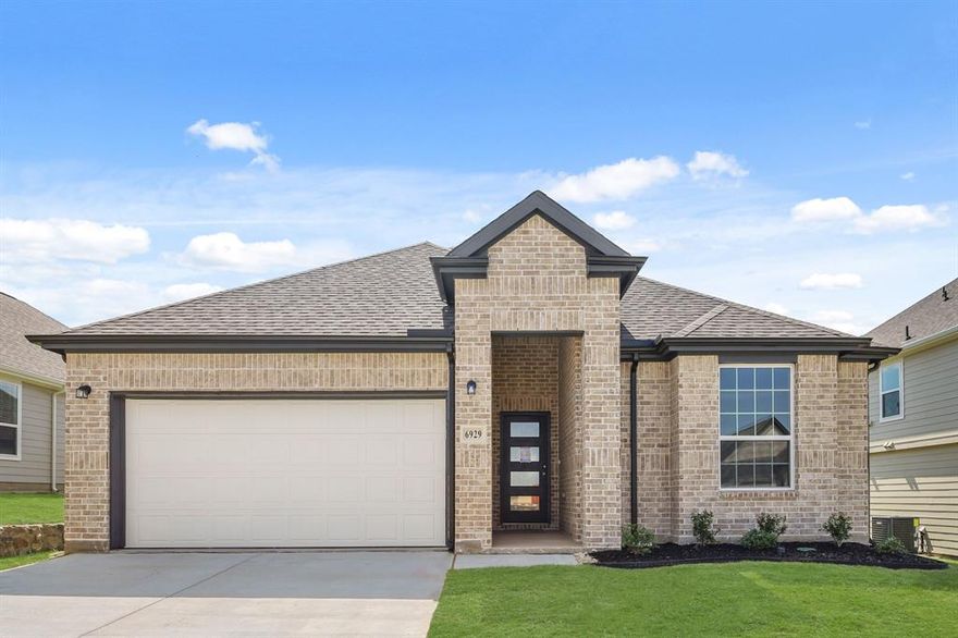 Welcome to Rocky Creek Crossing, Legend's newest community in Fort Worth, TX! The Highlands floor plan is a charming 1-story home with 4 bedrooms, 3 bathrooms, and a 2-car garage. This home has it all, including a fireplace at the family room and vinyl plank flooring throughout the common areas. The gourmet kitchen is sure to please with 42-inch white cabinetry, granite countertops, and stainless-steel appliances! Retreat to the secluded Owner's Suite featuring an oversized shower, a spacious walk-in closet, and tray ceiling for some dramatic flair! Enjoy the great outdoors with a covered patio! Don’t miss your opportunity to call Rocky Creek Crossing home, schedule a visit today!