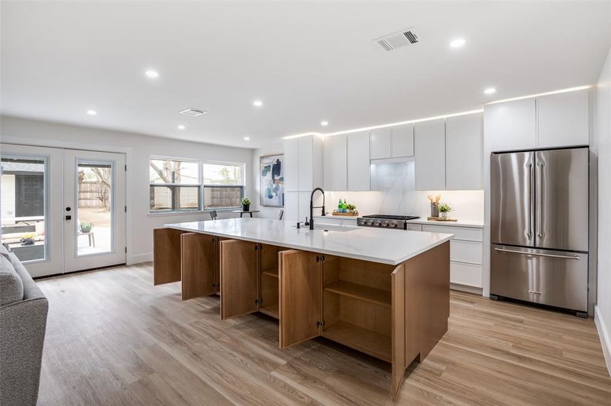 A Rare North Dallas Find Updated, Expanded & Won’t Last! Step into a fully updated North Dallas gem sitting on a rare .36-acre cul-de-sac lot in the heart of the coveted Private School Corridor — a location where homes like this simply don’t come available often, and when they do, they move fast.  This truly move-in-ready home delivers peace of mind with every major system already replaced or upgraded: new roof, no cast-iron plumbing, new HVAC ductwork, modern systems, and fresh designer finishes — all the big-ticket items today’s buyers worry about are already done.  Inside, the open layout flows around an oversized kitchen island designed for real life cooking, gathering, late-night conversations, and weekend entertaining. A dedicated office gives you the flexibility today’s lifestyle demands. The spa-inspired primary suite feels like a private retreat, complete with a jetted soaking tub, shower spray jets, and dual vanities — a level of luxury rarely found at this price point. BUT the true showstopper and what sets this home apart from anything else on the market — is the additional 768+ sq ft of bonus living space. This is not just “extra room.” It’s a second living wing that adapts to whatever life requires: home business suite, gym, studio, teen retreat, guest quarters, she-shed, man cave, or multi-generational living. Homes with this kind of flexible square footage are exceptionally rare in this corridor.  Outside, the expansive .36-acre lot gives you room to dream — pool, outdoor kitchen, garden, play space, or future expansion. Lots this size in this neighborhood are few and far between.  If you’ve been waiting for “the one,” this is it — and it won’t sit long.