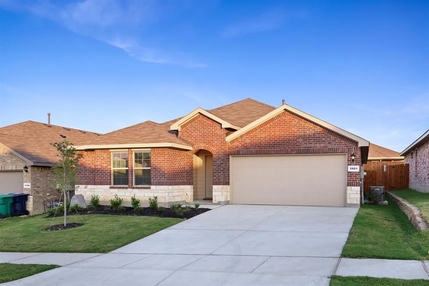 Welcome home to this gorgeous, newly built property, in the up and coming Cambridge Brook Community! This home features an open living area with 4 bedrooms, 2 bathrooms, 2 car garage, a nice spacious backyard, and top of the line finishes. For an additional $75 a month, refrigerator, washer, and dryer can be included as well! BRAND NEW- Never lived in. Why not be the first to make this house a home? This one won't last long, don't miss it!