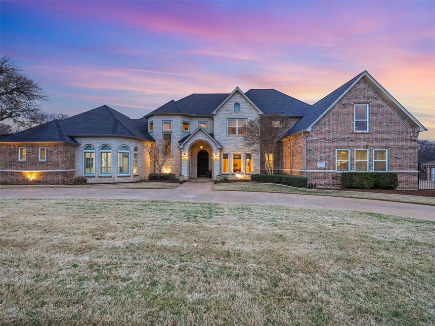 **BEST AND FINAL OFFERS ARE DUE BY 4:00 PM, SUNDAY (TODAY).   **Indulge in luxury living at its finest! This exquisite, completely updated 5-bed, 6-bath sanctuary boasts a sprawling acre of land, adorned with a refreshing pool and spa. Step inside to discover a meticulously updated haven, featuring a gourmet kitchen that's a chef's dream. With gleaming hardwood floors and opulent finishes, each corner exudes elegance. Retreat to the spa-like master bathroom, complete with an exercise room and separate closets for utmost convenience. Entertain effortlessly with an outdoor kitchen and a vast covered patio. Located in the award-winning Carroll ISD, this paradise offers not just a home, but a lifestyle of unparalleled excellence!