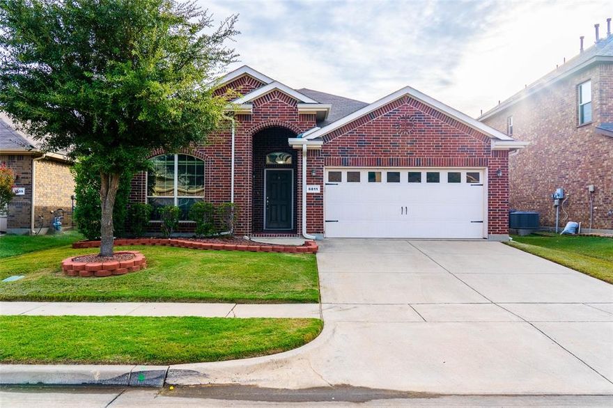 Welcome home to this great three bedroom house with separate office in the desirable Eden Glen Estates! The kitchen features granite countertops, gas range with built-in microwave, separate pantry and breakfast bar. The family room has a gas fireplace and is open to the kitchen and dining room making it perfect for entertaining. The primary bedroom has a large bathroom with dual vanities, separate shower and tub as well as a walk-in closet. The secondary bedrooms are split from the primary and are nicely sized. The community features sidewalks for walking, a playground for the kids as well as a pool to cool off from the Texas heat. Best of all the home is close to major highways, schools, shopping and entertainment. Rental comes with washer and dryer included.