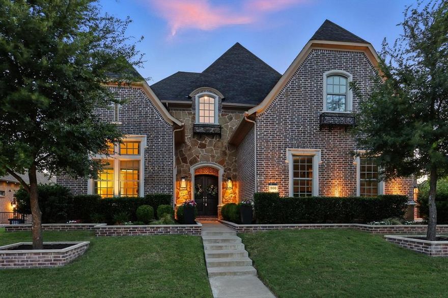 Welcome to the exquisite residence at 900 Brett Drive, in Allen, TX. This remarkable home is a testament to luxury living, offering a perfect blend of elegance and functionality. With 5 generously sized bedrooms, each featuring an ensuite bathroom and walk in closets, this property ensures that comfort and privacy are paramount for every member of the household.

Upon entering, you're greeted by a spacious and inviting atmosphere, featuring high ceilings and warm hardwood floors that expand through the first floor. The seamless flow from the living areas to the kitchen, make entertaining easy. The heart of the home is unquestionably the gorgeous, bright, gourmet kitchen, designed to inspire culinary creativity. This chef's dream features top of the line appliances, double ovens, and an oversized kitchen island, making it an ideal space for hosting gatherings. 

The home’s design thoughtfully includes a secondary primary bedroom on the lower level, providing versatility and convenience, whether for hosting guests or creating a private retreat.

The backyard is a haven of relaxation and entertainment, boasting a pristine pool that invites you to cool off on a hot day! The putting green offers a chance to perfect your game. The outdoor kitchen is ready for al fresco dining, where you can savor meals under the stars. Privacy is a key feature of this premium lot, allowing you to relax and unwind. Take advantage of using solar energy with the solar panels on the roof! 

This neighborhood boasts access to over 40 miles of trails and green belt throughout the city of Allen! Beyond the beauty and amenities of the home, the location of this home gives you access to so many nearby grocery stores, restaurants, and retail options. With easy access to highway 75, you can get where you need to be within minutes! 

This home embodies luxury, privacy, and modern amenities, making it a truly exceptional place. Don't miss the chance to call this stunning residence your own!