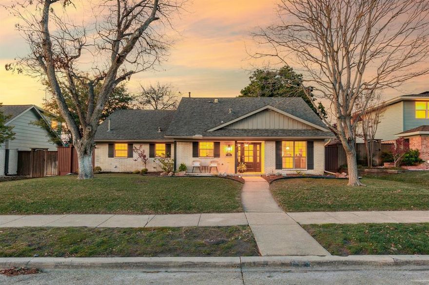 OPEN HOUSE SATURDAY MARCH 21ST, 1-3PM. Beautifully updated 4 bedroom, 3 bath home in the highly desirable Richardson Heights neighborhood, zoned to sought after Richardson ISD schools. This spacious layout features a primary suite on the main level, with an additional primary bedroom option upstairs- perfect for flexible living.   
 Step inside to find hardwood floors throughout and recently updated, spa- like bathrooms that offer a luxurious retreat. The updated kitchen boasts stunning cabinetry, granite countertops, and stainless steel appliances, all opening seamlessly to a generous living area with a cozy fireplace-ideal for entertaining and everyday living. 
All bedrooms are generously sized, and the homes offers abundant storage, including a floored walk-in attic. Upstairs bedrooms feature elegant plantation shutters.
Situated on a large lot, the backyard is a true oasis with raised stone garden bed, a mature magnolia tree, Japanese maples, an amazing treehouse that would be a child's dream place and beautifully maintained landscaping. A large rear-entry gated drive adds convenience and privacy. 
With so many updates throughout, this home perfectly blends comfort, style, and functionality in a prime location.   See it today!