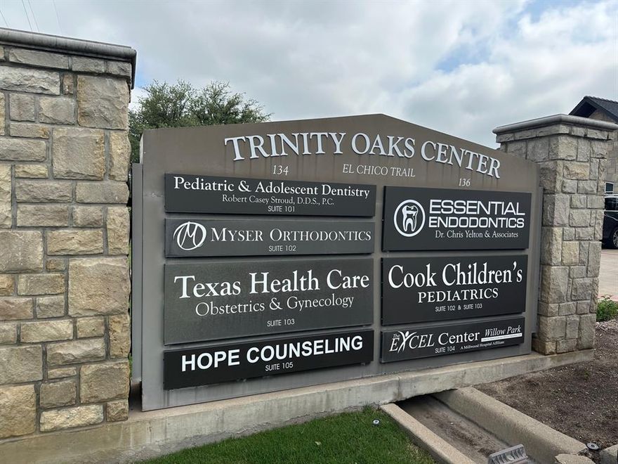 Come experience a professional office environment and excellent location in Willow Park just minutes between downtown Fort Worth and Weatherford.  Best suited for medical and health services.
Note: Address is 136 El Chico, Suite 104, MLS would not allow that revision in the sytem