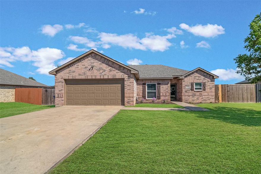 Great Opportunity in Gunter – Under $340,000!

Don’t miss this chance to own a 4-bedroom home in sought-after Gunter ISD for an incredible price. Situated on a one-third acre lot with a huge backyard, this home offers space, updates, and small-town charm.This super clean home is move-in ready!

Step inside to a bright, open floor plan that’s perfect for both living and entertaining. The 22x21 great room truly lis great and it flows seamlessly into the dining area and cozy kitchen. The kitchen features a window over the sink for a pleasant neighborhood view, along with ample workspace and storage.

Throughout the home you’ll find luxury vinyl plank flooring, fresh paint, and thoughtful updates including:
All new windows, New roof, Front & storm doors, a brand new garage door, landscaping in the front of the home, Hot water heater, HVAC handler, Toilets, Front yard landscaping

The oversized primary ensuite offers large windows, a walk-in closet, and a spacious vanity with knee space. Three additional bedrooms provide flexibility for kids, guests, a home office, or a craft room.

Out back, enjoy the expanded patio with custom cover, creating an inviting outdoor living room that overlooks a wide-open field—no back neighbors!

Gunter is a friendly, thriving small Texas town with a proud community spirit. Here’s your chance to join the tradition of the State Champion Gunter Tigers while enjoying a move-in ready home at an unbeatable value.