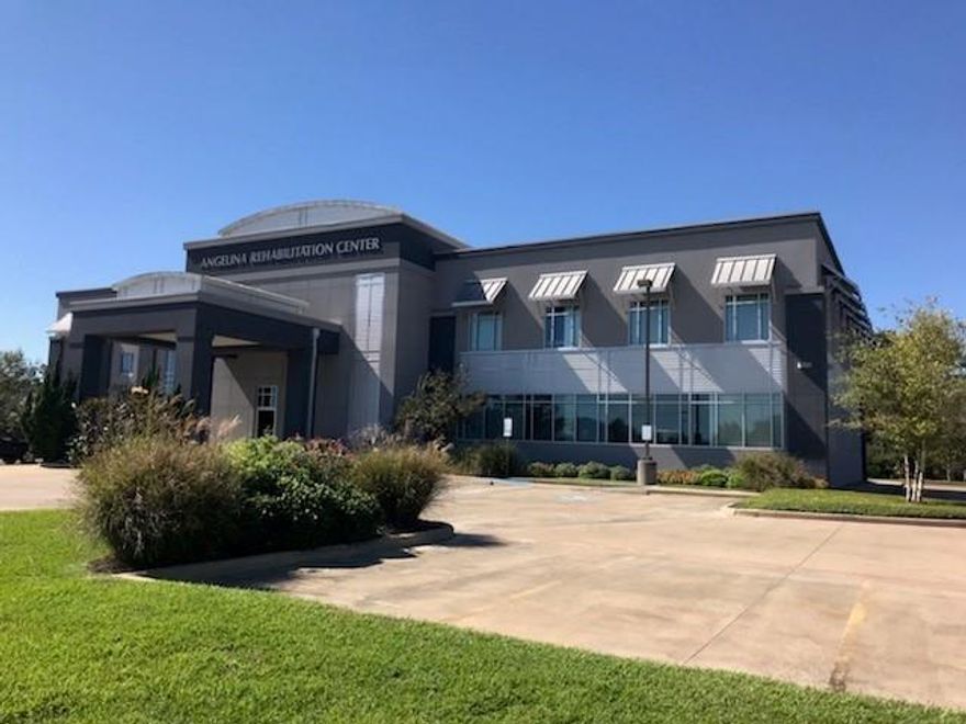 The first floor has a vestibule entrance with a stairwell and elevator, reception waiting room, business reception, conference or break room, administration area, nurses station, 7 exam rooms, a large therapy or gym room, pediatric therapy room, whirlpool room, speech therapy room, 2 private offices, an indoor pool with men's and women's locker rooms. The second floor has a waiting area with a reception window. The first suite previously used for home health has a workroom, data room,, marketing area, break room and 3 private offices. The second suite previously used as a sleep lab includes a waiting room, reception area, file room, small conference room, break room, 4 exam rooms, work station, private office and 2 sleep labs. The indoor pool is 2,740 sq ft with a ramp entry and therapy area. The pool includes lap lanes, wheelchair accessibility and is heated for year round swimming and therapy. Parking for 77 vehicles. 212 feet of frontage on South John Redditt.