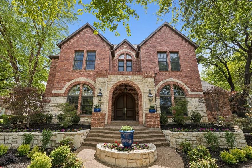 Vacation every day in this charming Southlake retreat! Tucked away on nearly an acre at the end of a quiet cul-de-sac, this home offers a private pool, a fully equipped outdoor living and cooking area, and an expansive backyard perfect for play and relaxation.
Craft YOUR LIFESTYLE with 6 bedrooms, 4 living areas, a private office, and thoughtful updates like new carpet, a refreshed quartzite kitchen with a gas range, updated bathrooms, and a new AC and HVAC system for the primary wing. Modern conveniences include a whole-home water system, reverse osmosis in the kitchen, Tesla charger, and Lutron lighting.
Residents enjoy the highly acclaimed Carroll school system featuring excellent academics and a variety of activities. Walk to Walnut Grove elementary.  Southlake Town Center shopping and dining district is close. Easy access to Highway 114 l to leading to Dallas and Ft Worth. Minutes from the Westlake Financial Corridor. 411 Marshall offers comfort, and convenience. It’s more than a home—it’s a lifestyle!
