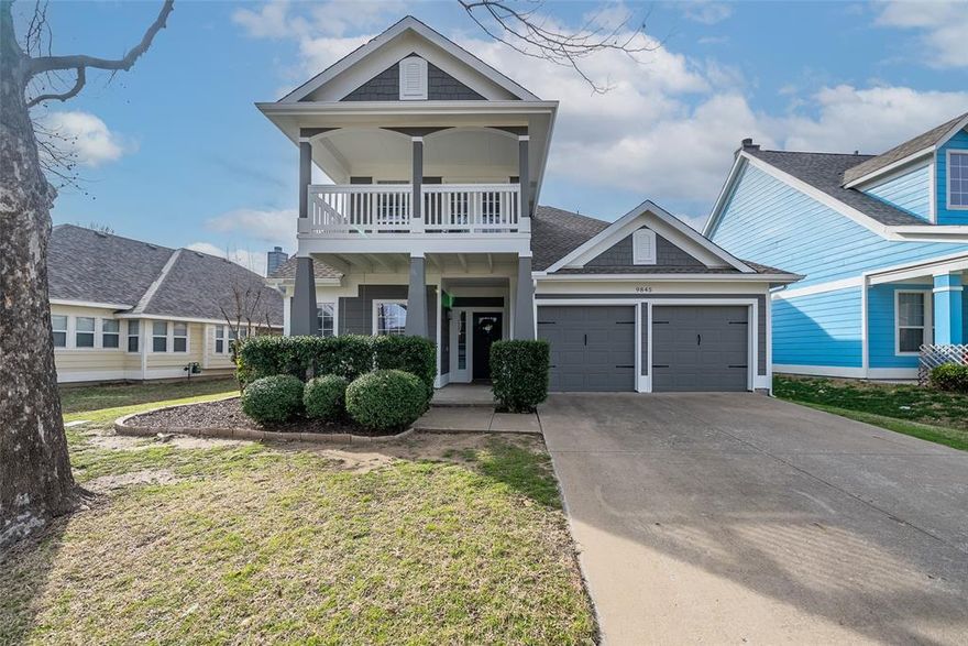 Incredible pool home and incredible value in the heart of Frisco!  Premiere master planned community with exemplary Frisco ISD schools as well as easy access to major HWYS 121 and 75.  Popular floorplan featuring 4 bedrooms, 2.5 baths, formal dining room which could be used as a study, designated gameroom, multiple balconies and more!  So many updates and designer finishes throughout including: extensive hardwoods; new carpet, paint, and lighting; brick kitchen backsplash with black Corian countertops; abundant storage; 8ft board on board fence; massive primary suite with separate vanities and sinks and walk out to pool.  Hurry, this home won't last!