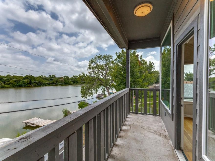 Lakefront living in the Heart of DFW. Enjoy morning fishing off your dock, boating at sunset and open water views from your own back yard.  This home on a 130 acre private, spring fed lake has been completely remodeled and an added second story retreat with balcony overlooking the lake to make this home 2148 SQFT. This property boosts having real hardwood floors in the living area, bedrooms and stairway. Complete new kitchen with high end appliances, lovely quartz countertops in the kitchen and bathrooms, tankless gas water heater, water softener, pot filler over stove and reverse osmosis water filter. Wine cooler and fridge stay. For those cold, winter mornings enjoy the heated floor in the Primary bathroom and spacious walk-in closet.  All water lines, sewer lines and wiring have been replaced and Fresh Paint in and out. The spacious layout and outdoor entertaining space make this home ideal as a primary residence, retreat or potential income opportunity. 
Properties like this rarely become available  Don't miss your chance to own water in Texas.