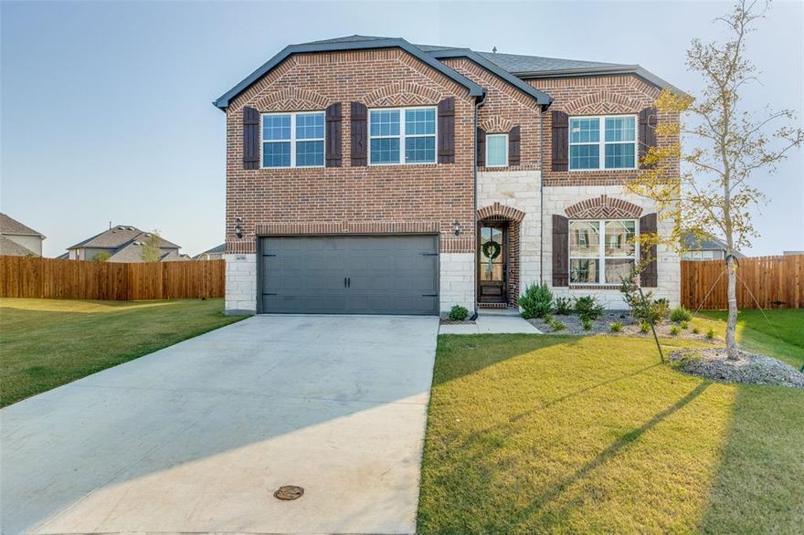 Welcome to 4016 Maida Rd, a beautifully finished 4-bedroom, 3 full and 1 half-bath home in McKinney that combines everyday comfort with thoughtful upgrades. The open floor plan features a spacious living room with a trayed ceiling, a private study with built-ins, and a chef’s kitchen complete with stainless steel appliances, farmhouse sink, vent hood, 5-burner stove, oversized island, Lazy Susan cabinet, and pull-out drawers. Also on the first floor is the primary suite which offers a relaxing retreat with a spa-inspired bath featuring double vanities, a soaking tub, and a separate shower. Upstairs, you'll find a game room, 3 secondary bedrooms, and 2 bathrooms.

For entertainment, the home boasts a dedicated theatre room with a wall-mounted screen, 4K projector, and immersive surround sound. Modern convenience comes standard with smart home features including a full security system with front and back cameras linked to your iPhone, fiber internet with two WiFi adapters, and a smart irrigation system with rain monitoring.

Step outside to a large landscaped backyard with a covered patio, natural gas line for grilling, and a garage switch for easy holiday lighting. With a two-car front-entry garage, ample storage throughout, and a prime location in one of McKinney’s most desirable neighborhoods, this home offers the perfect blend of style, technology, and comfort.