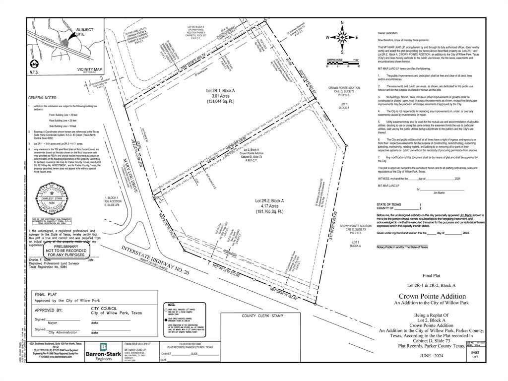 Crown Pointe Addn - Commercial Sale