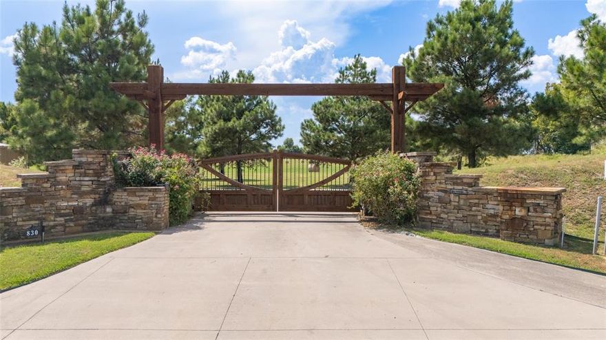 Your own family recreational ranch. Activities for everyone. 449 mostly oak-treed acres with cleared riding trails throughout. Good deer population, 4 stocked bass ponds, waterfowl and exciting 4-wheeling. Over 4800ft 2-story barndominium-style lodging with chef's kitchen, 3 bedrooms & 5 baths down and huge upstairs area for kids with 3 bunkbeds, 1 bathroom and a theater room. Screened-in porches for extra room to entertain and enjoy the view. Also, a gorgeous pool house overlooking two beautiful fenced-in pools. For the rancher, there is a 40-acre improved grass hay pasture. For equipment and toys, you have a 60X36 barn and a 75X40 barn with 16ft doors, half-bath and concrete floors. Attached is a 75X25 carport and drive-through covered patio. 444ft backup well and attractive ranch gate. Ag taxes. Don't miss this one, its power packed! 
NOTE: See 'Aerial And County Road Maps' in Document Storage.