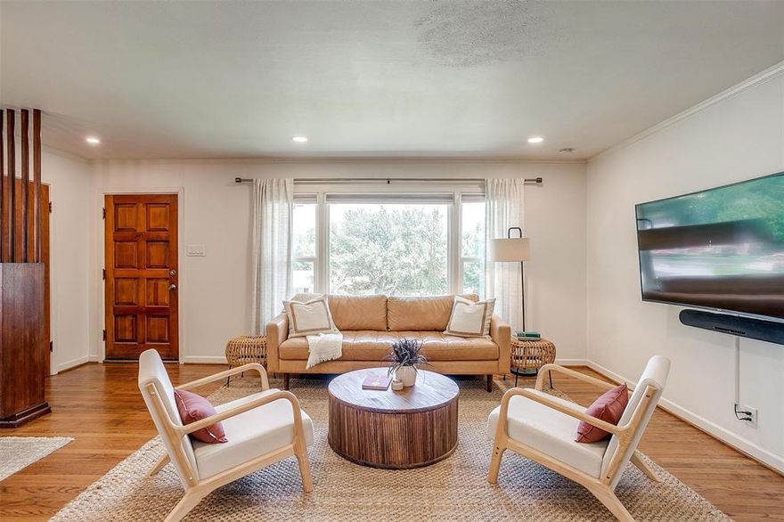 A charming mid-century gem situated on a spacious corner lot in Fort Worth’s sought-after Ridglea Hills neighborhood. Welcome to 4478 Ridgevale Rd—this 3-bedroom, 2.5-bath home features an open-concept layout that seamlessly connects the living, dining, and kitchen areas, creating a natural flow for both everyday living and entertaining.

Original hardwood floors add warmth and character, while updated windows bring in abundant natural light. The kitchen offers a generous pantry and functional layout, and all bedrooms are comfortably sized to accommodate a variety of needs, from family living to home office setups.

Recent updates include a replaced HVAC system, windows, fencing, and updated plumbing—bringing peace of mind while preserving the home’s timeless appeal. A two-car garage with storage and a large backyard complete the package, offering plenty of room to relax, play, or garden.

Ideally located near Camp Bowie’s vibrant shops and restaurants, with easy access to I-30 and I-20, this home blends classic charm with modern convenience.