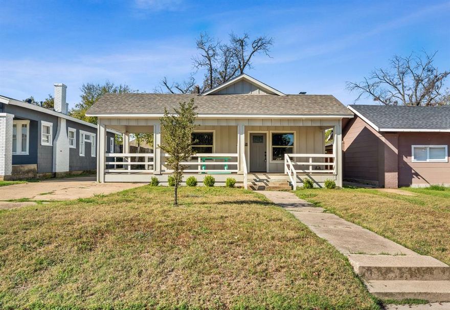 This historic home is completed renovated and updated. With close proximity to TCU, this property has charm and desire! This home has a fireplace, a washer and dryer are included for the renter, and the homeowner has taken meticulous care of the home. The updates are modern and tasteful- come see for yourself! Animals are welcome with acceptable application.