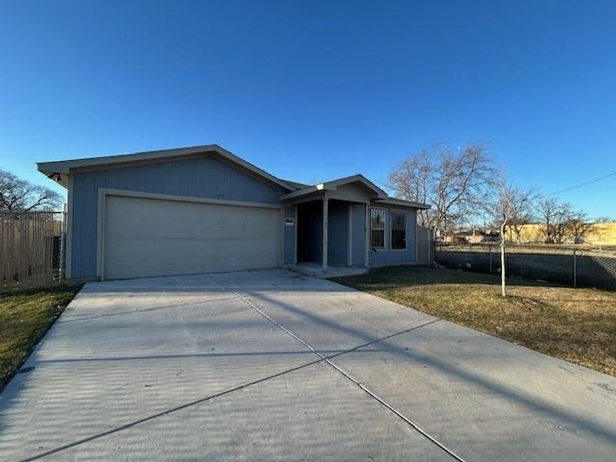 Home is being sold as is.  Seller will consider all reasonable offers.  Layout is nice with 2 bedrooms at the front of the home with a full bath.  Living kitchen and breakfast area are all open creating a perfect space for entertaining.  The primary suite is at the back of the home with a en-suite bath and a spacious walk in closet.  The electrical, plumbing and HVAC have been removed.