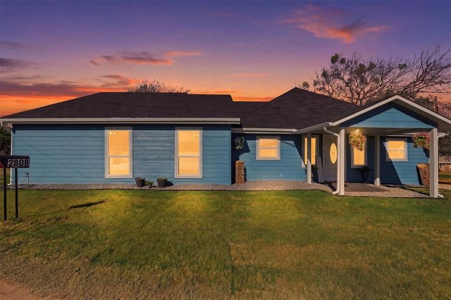Bring your kayaks, canoes, jet skis, fishing boat, lake toys and get ready for lake house fun! This one-of-a-kind property also holds a special place in the neighborhood’s history as the very first home built in Sky Harbour, blending character, modern updates, and lake lifestyle living. Welcome to this completely remodeled retreat on the peaceful canals of Lake Granbury. The property offers rare features including canal water access, storm shelter, and cistern, providing both charm and peace of mind. Completely remodeled from top to bottom, the home features new luxury vinyl plank flooring and tile, brand-new windows, updated lighting, stylish vanities, and energy-efficient foam insulation added to the exterior walls and roof decking. The slab side of the home has already been graded for a potential future two-story addition, offering flexibility for expansion. Inside you’ll find an open-concept 4-bedroom, 3-bath home with a dedicated office. The kitchen is the heart of the home with custom cabinetry, granite countertops, and all-new appliances. The split-bedroom layout includes a second primary suite, ideal for guests, in-laws, teenagers or the perfect retirement home. The main primary retreat features beautiful natural light and an updated ensuite with granite counters and a tiled walk-in shower. Sky Harbour residents enjoy community amenities including a pool, boat ramp, fishing pier, clubhouse, park, and walking paths, all just 10 minutes from the Granbury Historic Square with dining, shopping, entertainment, and year-round events. Whether you're looking for a full-time home, weekend getaway, or investment opportunity, this move-in-ready home offers the perfect place to enjoy Granbury lake living.