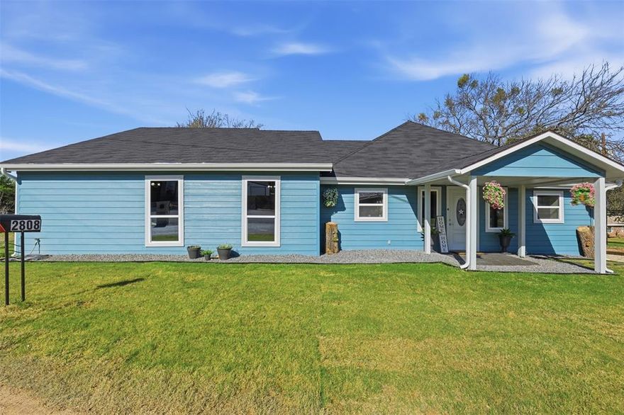 Welcome to this completely remodeled retreat on the peaceful canals of Lake Granbury in the highly sought-after Sky Harbour community. Bring your kayaks, canoes, jet skis, fishing boat, lake toys and get ready for lake house fun! This one-of-a-kind property also holds a special place in the neighborhood’s history as the very first home built in Sky Harbour, blending character, modern updates, and lake lifestyle living. The property offers rare features including canal water access, storm shelter, and cistern, providing both charm and peace of mind. Completely remodeled from top to bottom, the home features new luxury vinyl plank flooring and tile, brand-new windows, updated lighting, stylish vanities, and energy-efficient foam insulation added to the exterior walls and roof decking. The slab side of the home has already been graded for a potential future two-story addition, offering flexibility for expansion. Inside you’ll find an open-concept 4-bedroom, 3-bath home with a dedicated office. The kitchen is the heart of the home with custom cabinetry, granite countertops, and all-new appliances. The split-bedroom layout includes a second primary suite, ideal for guests, in-laws, teenagers or the perfect retirement home. The main primary retreat features beautiful natural light and an updated ensuite with granite counters and a tiled walk-in shower. Sky Harbour residents enjoy community amenities including a pool, boat ramp, fishing pier, clubhouse, park, and walking paths, all just 10 minutes from the Granbury Historic Square with dining, shopping, entertainment, and year-round events. Whether you're looking for a full-time home, weekend getaway, or investment opportunity, this move-in-ready home offers the perfect place to enjoy Granbury lake living.