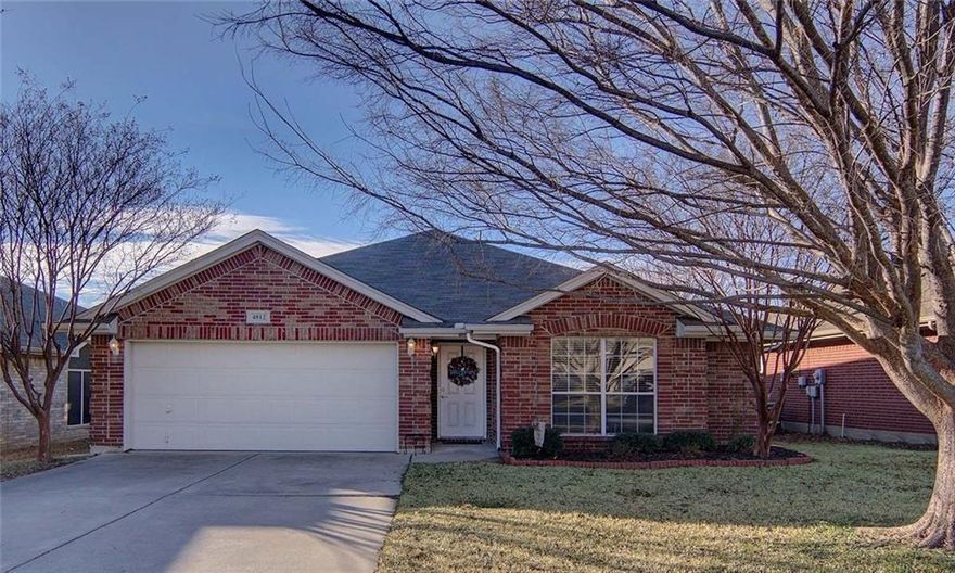 The home features 3 bedrooms and 2 bathrooms, with a traditional layout that includes a wood-burning fireplace and vaulted ceilings.home is move-in ready with granite countertops and stainless steel appliances in the kitchen, along with updated master bath, carpet etcThe property sits on a roughly 5,488-square-foot lot and includes a private backyard with a pergola, ideal for entertaining.It is situated within the highly-rated Keller ISD and provides residents access to community amenities such as a poo