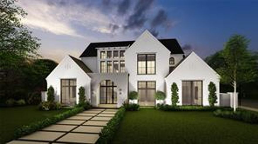 Flawless new construction by Tanner Homes, designed by John Lively and Associates. This large corner lot in prestigious Preston Hollow features a grand entrance with wall to wall windows. Sought after Guest suite and Master down, every room holds its own full bath. With a yard this large, not only will you enjoy the oversized outdoor covered patio with a kitchen, fireplace and custom motorized shades but plenty of room for a future pool and substantial green space. A few additional features include SubZero Wolf appliances, 3 fire places, two offices, two laundry rooms, in house gym, and a butler’s pantry. House will deliver mid 2022 with potential buyer customization opportunity based on selection timeline.