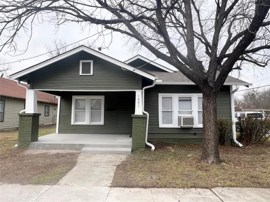 The perfect blend of charm and updates starts right here! This cute 3 bedroom, 1 bath home sits on a spacious corner lot with covered parking and a storage building. It’s move-in ready so you can kick back and relax. Some of the updates include fresh paint inside and out, newly completed concrete porch in the front, newly installed rain gutters, and porch lights. The roof was replaced in 2024, and the recently completed foundation repair comes with a transferable warranty!

Inside, you’ll find freshly painted walls, newly installed carpet, miniblinds and ceiling fans throughout. The kitchen is roomy and welcoming, perfect for everyday living. The bathroom features a newly installed tub and shower enclosure, freshly added flooring, and stylish touches. 

All that is missing is you, schedule a tour today!