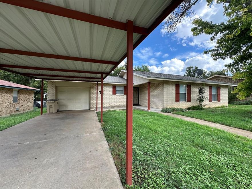 Cute brick home in town with a backyard that has all the privacy anyone could want! This 3 2 has been very well taken care of and you'll see it when you walk in and then walk out into the back yard. Great patio area and storage. Quiet neighborhood, MOVE IN READY!!