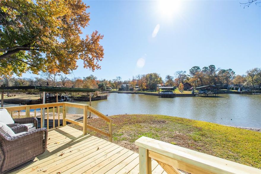 Waterfront living on Cedar Creek Lake is calling and 117 Joy Lane answers with style. This 3 bedroom, 2 bath home offers 1,630 sq ft of comfortable space designed for easy lake days and relaxed everyday living, whether you’re looking for a full time residence or a weekend getaway.
The heart of the home is the updated kitchen, bringing fresh appeal and functionality for entertaining, quick breakfasts before hitting the water, or cozy dinners after sunset. An extensive list of updates include new floors, water heater, light fixtures, cabinets, counter tops, new windows and exterior door and more. All the hard stuff and been done for you. One of the standout spaces is the enclosed sunroom, a true happy place with gorgeous lake views that feels made for morning coffee, a good book, or watching the light change across the water. The layout flows in a way that’s welcoming and livable, with the kind of warmth that makes guests linger and weekends feel longer.
Step outside onto the new exterior decks and let the lake lifestyle take over, plenty of room for grilling, gathering, and soaking up that Texas sky.
With an acceptable offer, select furnishings and appliances may convey, making it easy to start enjoying lake life immediately. 
If you’ve been searching for a Cedar Creek Lake waterfront home with meaningful updates, great outdoor living, and a view you’ll never get tired of, 117 Joy Lane deserves a spot at the top of your list.