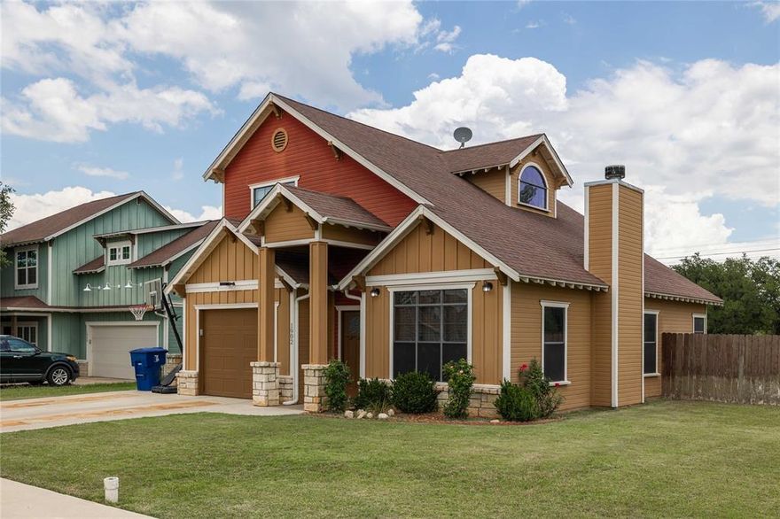 This charming two story home sits on one of the most unique streets in Brownwood. The homes on Duckhorn dr. are known for their unique curb appeal and bright colors. This home lives up to that reputation. Inside, the home features an open layout with a large living room that smoothly transitions into the and kitchen. The homes boast 3 large bedrooms and two bathrooms. The back yard is low maintenance and easily maintained, making it a great spot to relax and unwind after a long day. Call today to schedule an appointment and see this house in person.