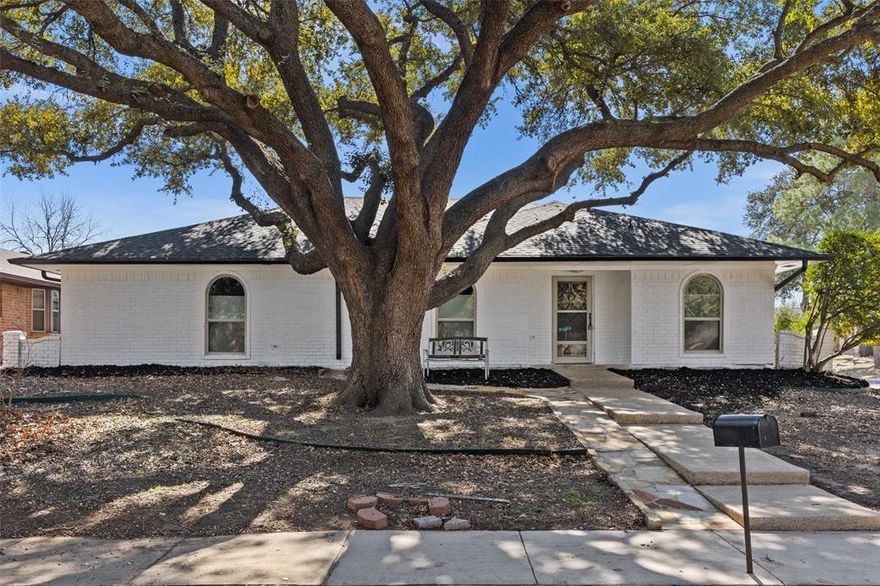 Extensive upgrades already completed, this is a rare opportunity to own a fully refreshed home in a highly desirable North Texas location, move-in-ready property showcases numerous recent improvements, giving you peace of mind and stylish finishes throughout. Enjoy the benefit of a brand-new roof, providing long-term security and value for years to come. Step inside to discover new laminate flooring flowing through the home, complemented by new modern light fixtures and new light switches that create a fresh, contemporary feel. The spacious living areas offer an inviting atmosphere perfect for both relaxing and entertaining. The kitchen has been thoughtfully refreshed with a new microwave and new kitchen faucets, blending functionality with updated style. Both bathrooms have been beautifully remodeled and now feature walk-in showers, new bathroom vanities, and new bathroom faucets, delivering a clean and modern design. Convenient location with easy access to shopping, dining, parks, and major highways.