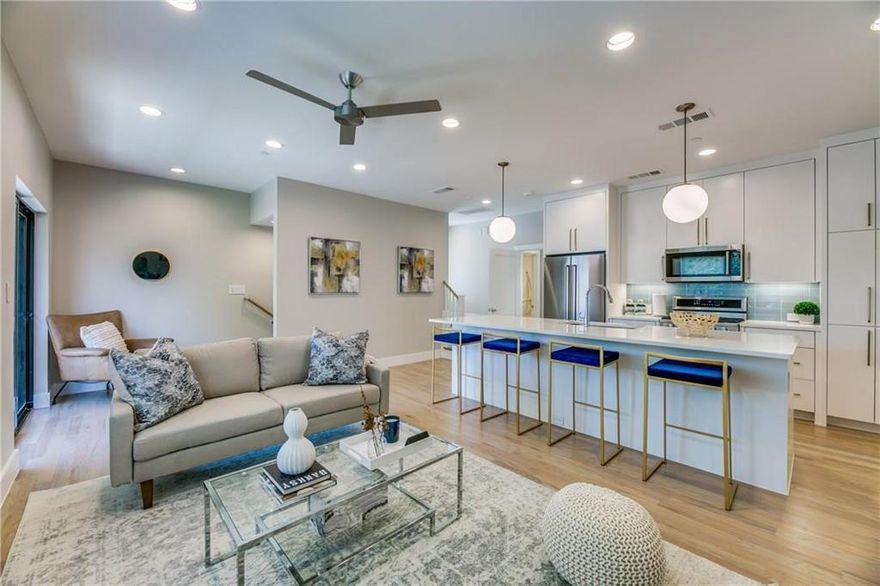 Incredible investment property. Fully leased until 2026. Three bedrooms, three full baths, all en suite, three stories, two-car garage, plus one uncovered. Walking distance to SMU and Snider Plaza. HPISD.