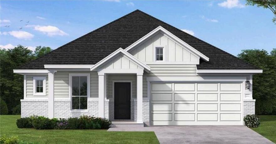 MLS# 20916604 - Built by Coventry Homes - Const. Completed Oct 29 2025 ~ This amazing 4-bedroom, 3-bathroom home offers over 2,300 square feet of thoughtfully designed living space, including a private study and a spacious 3-car garage. The moment you arrive, you're greeted by an inviting front porch that faces south—perfect for unwinding under the stars or soaking in moonlit evenings. Inside, the open floorplan flows seamlessly, anchored by a cozy fireplace and warmed by rich, earthy tones throughout. The chef’s kitchen is a true showstopper, featuring a large island ideal for entertaining, cooking, or simply gathering with loved ones. Luxury vinyl plank flooring extends from the welcoming front entry through to the heart of the home, the great room, tying the space together beautifully. Step outside to the covered patio—your new favorite spot for morning coffee or sunset dinners. Whether you're hosting or relaxing, this home blends comfort, style, and the timeless charm of farmhouse living. Don't miss this darling home, come by Coventry Homes in Hulen Trails today!