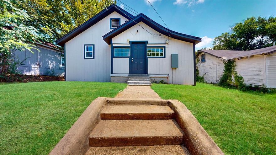 Discover 4026 Myrtle St, Dallas, TX 75215 - an updated 3-bedroom, 2-bathroom home blending modern comfort with classic character. Built in 1923 and thoughtfully remodeled, this 1,212 sq ft residence sits on a generous 7,405 sq ft lot, offering a spacious backyard perfect for gatherings, recreation, or future enhancements. Inside, you’ll find stylish upgrades throughout, all while preserving the home’s original charm. Located just 15 minutes from the lively Bishop Arts District, you'll enjoy easy access to top-tier dining, shopping, and entertainment. Ideal for first-time homebuyers or investors seeking a move-in ready rental, this home is a rare find with tons of potential. Schedule your tour today!