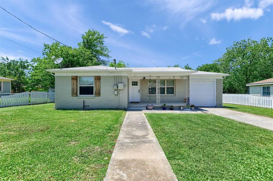 Get ready to fall head over heels for this meticulously remodeled and updated home! From the charming curb appeal to the thoughtful updates throughout, every inch of this property exudes warmth and character.  Stylish Upgrades Include: remodeled kitchen, newly updated bathroom, outside of house completely repainted and new roof installed just to name a few. The garage could be converted into an additional bedroom and bathroom if desired. The newly added screened-in back porch overlooking the sprawling backyard surrounded by twinkling solar lighting along the fence line of the newly constructed privacy fence is the perfect place to spend entertaining or relaxing during your Texas evenings. Welcome home to 103 Tipton Street!!