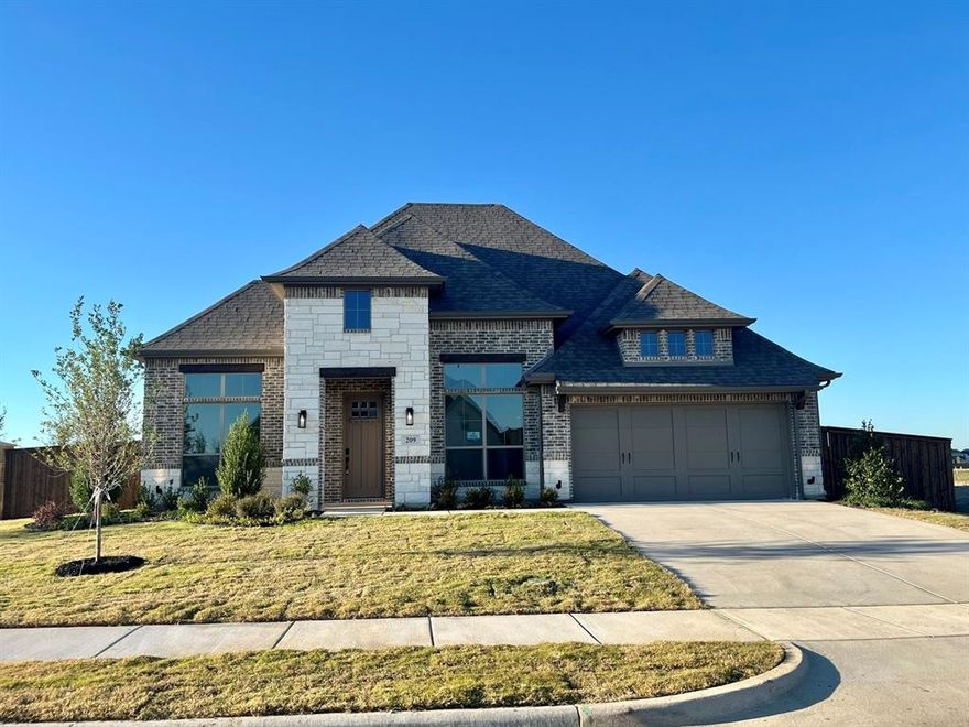 MLS# 21059560 - Built by Landsea Homes - Ready Now! ~ This beautifully designed single-story home offers a thoughtful layout blending open-concept living with private retreats. From the inviting front porch, step into the foyer that flows into a bright and spacious family room, complete with large windows overlooking the backyard and optional covered patio—perfect for entertaining or relaxing evenings at home. The gourmet kitchen features a generous island, abundant counter space, and a cozy nook for casual dining. A separate formal study at the front of the house provides a quiet workspace or library. The private owner’s suite is a true retreat, highlighted by a large bedroom, spa-inspired bath with dual vanities, soaking tub, separate shower, and a walk-in closet. Three additional bedrooms are thoughtfully placed—two with easy access to a full bath, and a powder bath one near the utility room, offering convenience for guests or family members. Blending functionality with style, this home offers the perfect balance of open gathering spaces and comfortable private rooms—an ideal choice for both everyday living and entertaining.