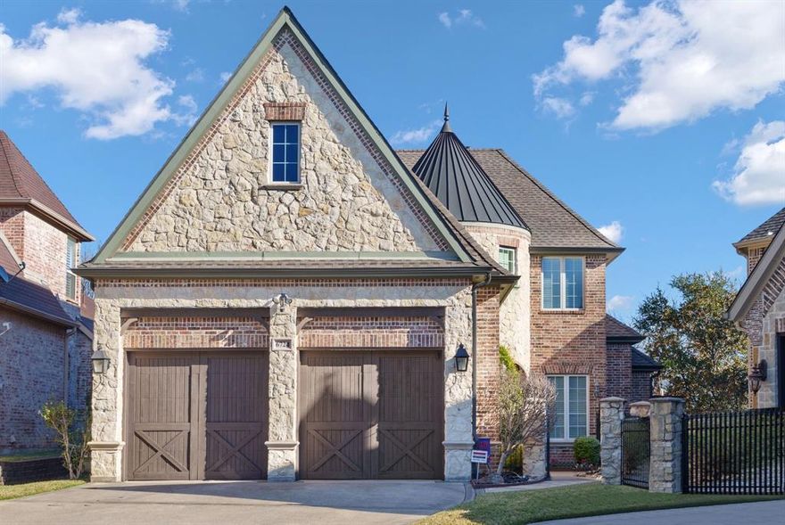 Tucked behind the gates of Coventry on the Creek, this custom Shelley Malone home offers a peaceful, private setting where everyday life feels a little more relaxed. Backing to a serene creek and greenbelt, the home is filled with natural light, with soaring ceilings, hardwood floors, and expansive windows that bring the outdoors in and frame views of the saltwater pool and trees beyond.

The open layout was designed for connection—whether it’s casual family time or hosting friends—flowing seamlessly from the main living area into a thoughtfully designed kitchen with custom drawer organizers, pullout storage, and a dedicated spice drawer that make daily living effortless. The primary suite on the main level opens through French doors to a private patio, creating a quiet retreat for morning coffee, evening wind-down time, or a future wellness space. A first-floor study offers flexibility for working from home, schoolwork, or creative pursuits.

Upstairs, three additional bedrooms—including one currently used as a workout space—are paired with a spacious media and game room perfect for movie nights, playdates, or relaxed weekends at home. Step outside to enjoy an expanded patio, sparkling pool, and the calming backdrop of the creek, with HOA-maintained green space just beyond the fence.

Recently refreshed with new interior paint and truly move-in ready, this home offers a rare sense of retreat while remaining close to major highways, shopping, dining, and Plano Independent School District (Plano ISD), plus many highly regarded private schools.