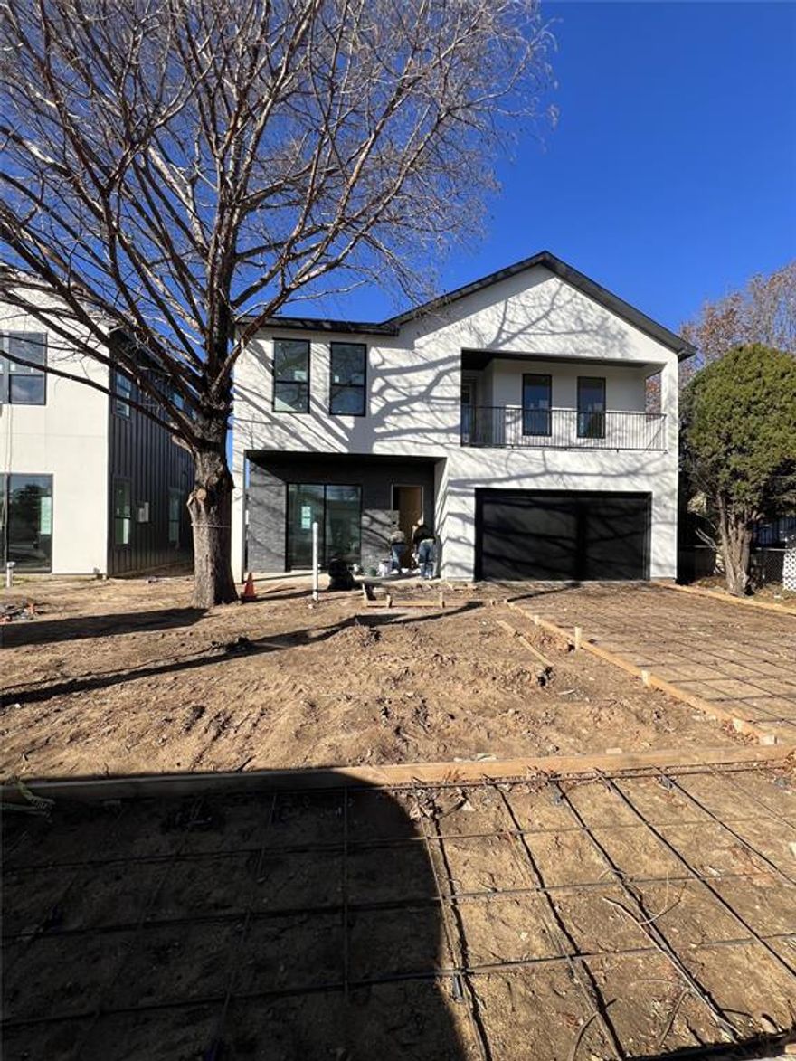 New 2024 Home, across Benito Juarez Park, available for Sale now. Local Builder Product. Featuring Hardwood Floors, Custom Cabinets, Gas-Only Kitchen, Covered Backyard Patio, Quartz Countertops, Frameless Glass Showers, Garage Door Opener, Alarm Security System, among much more! 

Enjoy Views of Downtown Dallas from the comfort of the 2nd Floor Balcony. Home to be move in ready in a few weeks. 

*Seller Provided Credit at Closing in Lieu of Appliances. 

**Electric or Gas Fireplace Upgrade available for an additional cost.