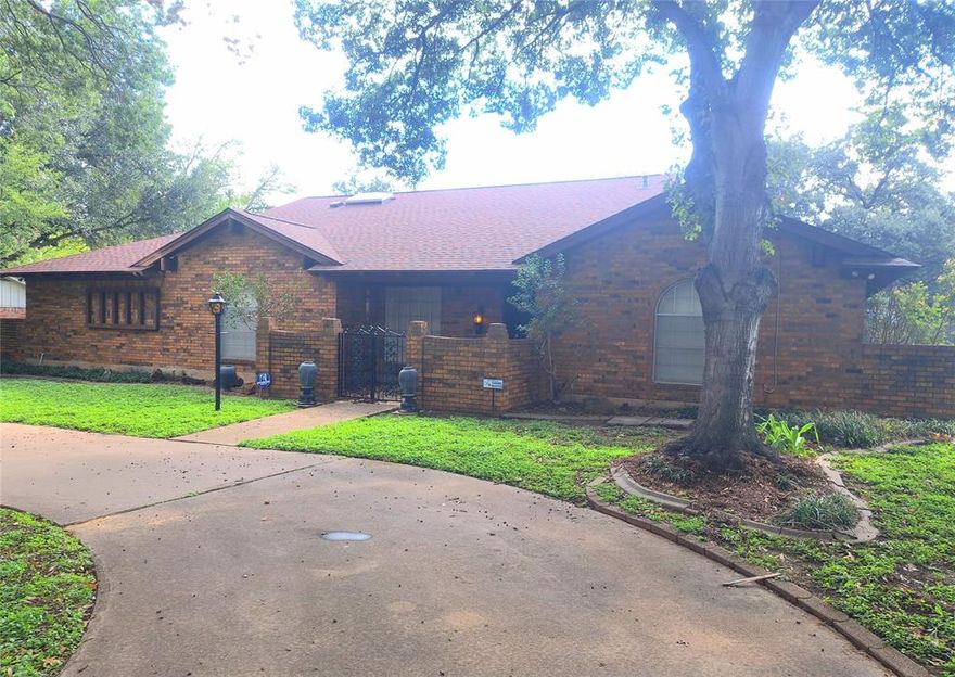 Prime property for flip OR hold and lease! This stylish custom Spanish villa has all the bells and whistles. With repair and TLC the home will outshine the newest house in the neighborhood.  Home offers 2 master suites and 2 large living areas as well as a half circle drive, side entry garage and enough space for RV parking. The backyard is an undiscovered oasis waiting for someone to love with a large pool and sunroom for your viewing pleasure. The home is located in original Edgecliff Village and is a full 4bedroom, 3 bath. Tax is incorrect. Accessible to major freeways and centrally located to Downtown FTW, Arlington, Benbrook, Burleson and more. Roof is less than 2yrs old. Agents, please read private remarks before scheduling a showing. NO SIGHT UNSEEN OFFERS WILL BE REVIEWED PER SELLER.