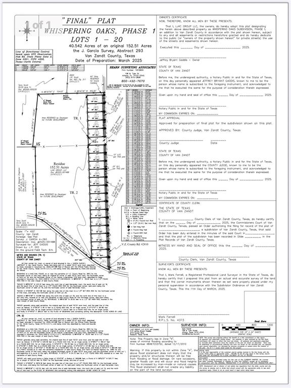 Whispering Oaks - Land