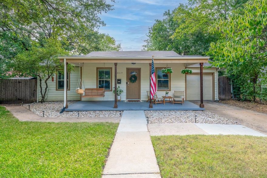 Beautifully Renovated Home with Flexible Living Space in Prime Fort Worth Location! Welcome to this stunningly updated 2-bedroom, 1-bathroom home featuring 2 spacious living areas—one of which can easily be converted into a 3rd bedroom to suit your needs. Every detail has been thoughtfully refreshed, from the sleek flooring and fresh paint to the modern fixtures and finishes throughout. The bright, open kitchen offers stylish cabinetry, updated countertops, and stainless steel appliances, perfect for both everyday living and entertaining. The remodeled bathroom blends contemporary design with comfort. Outdoors, enjoy a private backyard with plenty of space for gardening, pets, or gatherings. Situated in a desirable Fort Worth neighborhood close to shopping, dining, and major highways, this move-in-ready home is a rare find offering both beauty and versatility.