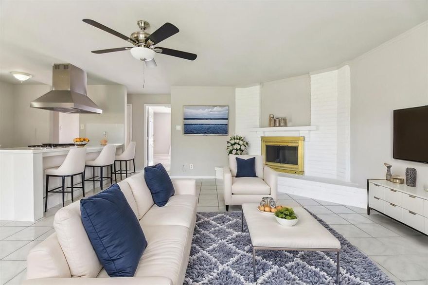 Can we talk about location?! This beautifully updated gem sits on a spacious corner lot and places you just minutes from all the action—lake life, dining, and shopping at Grandscape, The Shops at Legacy, and all the Frisco hot spots.
Step inside to a stunning remodeled kitchen featuring quartz countertops and brand-new cabinetry. Fresh paint throughout, updated bathrooms, brand-new ceiling fans and lighting, and stylish finishes give the home a clean, modern vibe.
The garage has been thoughtfully converted into a generous bonus room—perfect for an extra living area, game room, or even a 4th bedroom.
Enjoy peace of mind with top-tier double-pane Andersen windows throughout the home, offering energy efficiency and comfort. The lush landscaping and oversized backyard provide the ideal setting for hosting gatherings with family and friends.
This corner-lot beauty truly checks all the boxes—don’t miss your chance to call it home!