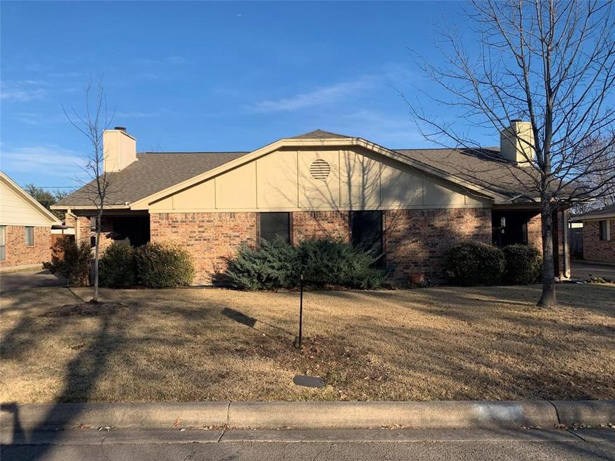 Full Duplex has 4 Bedrooms and 4Bathrooms, both sides are available and prices to Sell .Laundry area with pantry ,open concept kitchen and living room with a small private fenced yard with large storage building .Private fence for parking with 2 covered spaces on each side. Quite neighborhood ,Birdville school district. 5728 and 5730 with a Tenant residing at  5730 Cancun Dr.  Fully updated, Granite countertops, a rare find in NRH.  Investors are welcome and GREAT RENT in place.