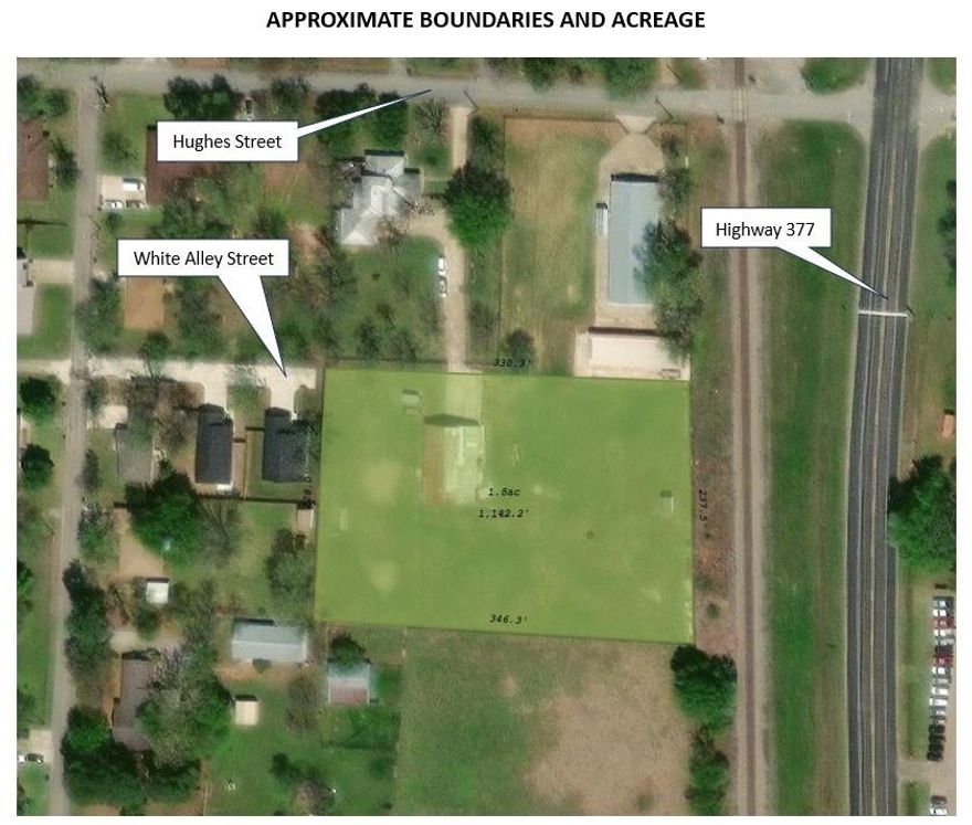 Approximately 1.8 acres of residential land - actual acreage to be determined by a survey - inside the city limits close to downtown Collinsville. Direct access to the property can be attained via White Alley Street. Buyer and-or Buyer's Agent to verify any and all information provided by Seller and-or Seller's Agent.