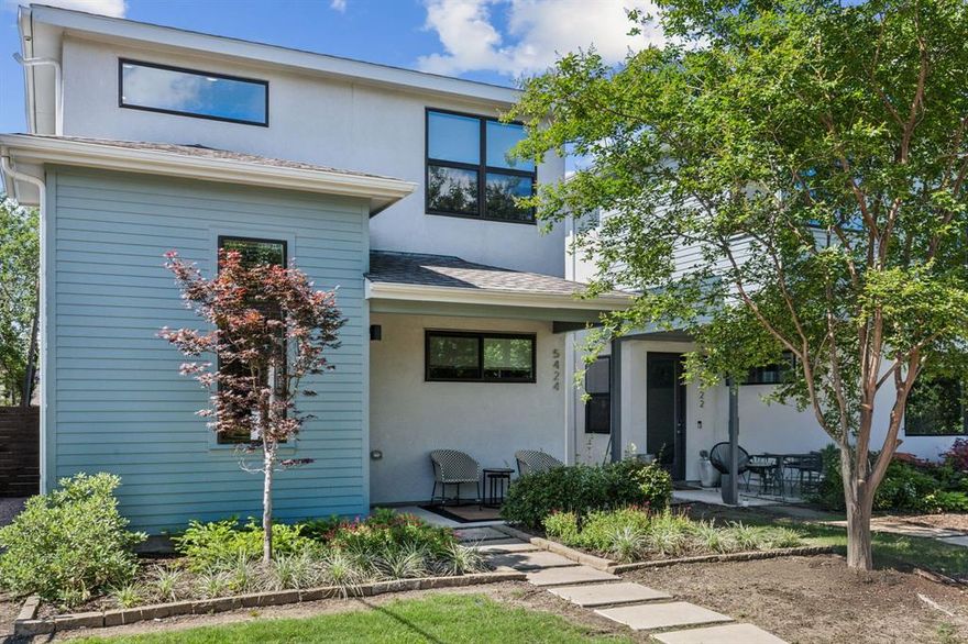 *Practically New! Home in Prime Glencoe Heights Location and Close to SMU, Shopping & Dining* Located in the highly desirable Glencoe Heights neighborhood, this modern home offers the perfect blend of convenience and unbeatable location—just minutes from SMU, Mockingbird Station, Greenville Avenue, shops, dining, parks, and major commuter routes. Inside, enjoy a sleek, modern kitchen featuring stainless steel appliances, gas cooktop and oven, built-in microwave, dishwasher, disposal, and elegant quartz countertops. The open layout is enhanced by durable, easy-to-maintain wood flooring-no carpet-offering both style and function. The primary bedroom features dual sinks, quartz countertops, and and extra large walk-in closet. Additional highlights include a two-car detached garage, modern fixtures, and a light-filled interior that’s move-in ready. Whether you're a first-time buyer, investor, or looking to live near the heart of Dallas, this home offers it all in a walkable, well-established neighborhood. Energy efficient with solar panels that require no further payments. Don't miss your opportunity to own in one of Dallas' most convenient and sought-after locations!